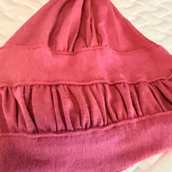 Pink Halter Top with Ruffle Detail - Picture 6 of 7